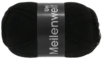 Produktbild von Lana Grossa - Meilenweit 100g 1106 schwarz