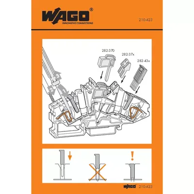 Produktbild von WAGO Handhabungsaufkleber 210-423
