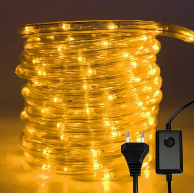 Immagine prodotto di Jopassy  Fascia luminosa a LED, 10 m, bianco caldo, per interni ed esterni; catena luminosa, nastro luminoso, luci per feste, illuminazione decorativa, luci natalizie