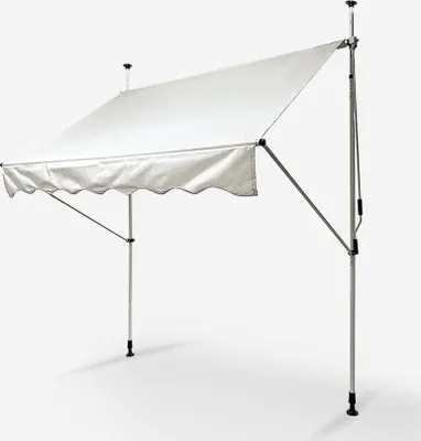 Produktbild von Fallarmmarkise 300x200 für Balkon Terrasse Außenbereich Somber XL - Weiß