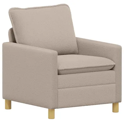 Produktbild von vidaXL Sofa Hellgrau 76 x 81 x 87,5 cm Stoff