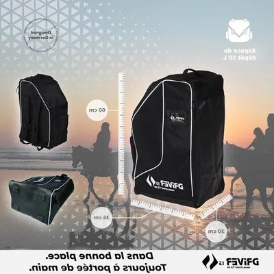 Produktbild von Famanu Rucksack für Reitstiefel mit Helmfach - in verschiedenen Farben