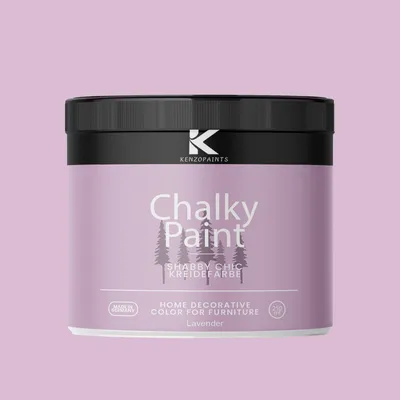 Produktbild von Kenzopaints Chalky Paint Kreidefarbe Möbelfarbe Möbellack 250ml - Lavender