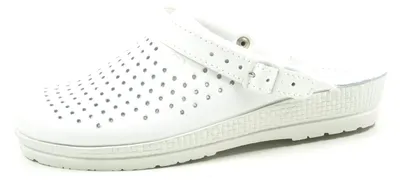 Produktbild von Rohde Neustadt D 1445-00 Schuhe Damen Pantoletten Clogs Weite G , Größe:41 EU, Farbe:Weiß
