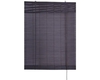 Produktbild von Bambusrollo graubraun 60x180 cm
