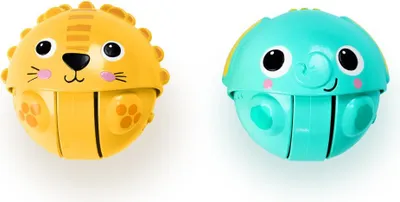 Obrázek produktu pro BRIGHT STARTS Hračka kulička tiger a slon 6m+