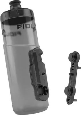 Image de Bouteille Fidlock TWIST 600 + base pour vélo, Farbe:Transparent Black