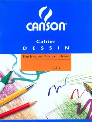 Image de CANSON Zeichenblock, blanko, 125 g/qm, 240 x 320 mm
