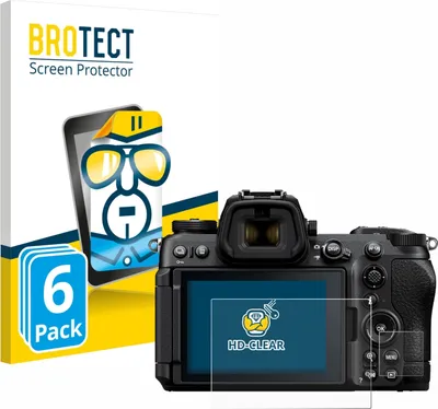 Produktbild von 6x Für Nikon Z6 III Schutzfolie BROTECT Displayschutz Display Schutz Folie Klar Transparent