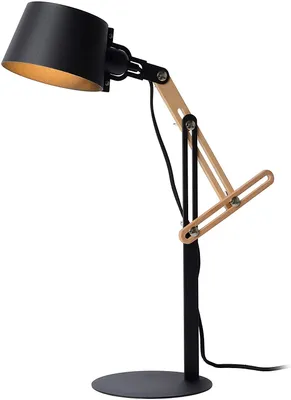 Produktbild von Lucide KREEN Schreibtischlampe 65cm E27 Schwarz Büro Tischlampe Flexarm Dimmbar