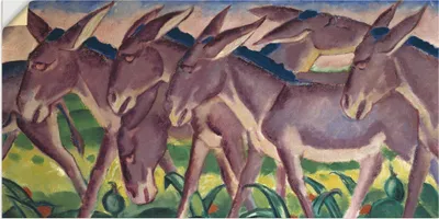 Produktbild von ARTland Wandbild, selbstklebend Eselsfries. 1911 Größe: 40x20 cm