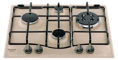 Produktbild von Hotpoint PCN 640 T (AV) R /HA, Hafer, Integriert, 60 cm, Gaskochfeld, Emailliert, 4 Zone(n)