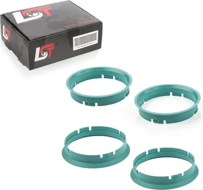 Produktbild von 4x Zentrierringe Türkis Alufelgen Ø 70,0 mm - Ø 66,6 mm für AUDI für PORSCHE