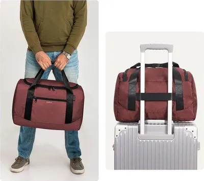 Produktbild von Famanu Reisetasche faltbar, Kabine, Flugzeug 40x20x25cm