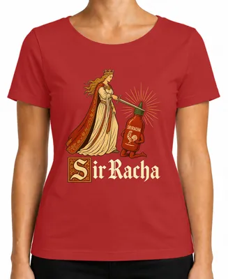 Obrázek produktu pro Pánské tričko "Sir Racha Scharfe Sauce Ritter Mittelalter", červené, velikost L