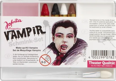 Produktbild von Jofrika Halloween Schmink-Set "Vampir" 747827 | Theater Qualität