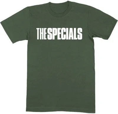 Productafbeelding van The Specials - Effen logo T-shirt met korte mouwen, militairgroen, maat M
