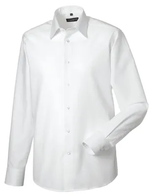 Immagine prodotto di Russell Collection - Camicia da uomo a maniche lunghe LT4415 (96,52 cm) (bianca)