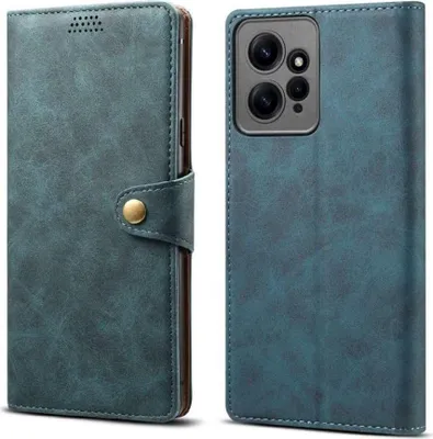 Obrázek produktu pro Lenuo Leather flipové pouzdro pro Xiaomi Redmi 12 modrá
