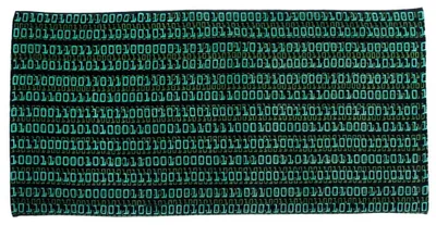 Immagine prodotto di Asciugamano "Binärcode", 140x70 cm, 100% cotone, morbido, ad asciugatura rapida