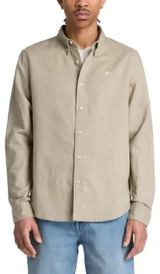 Immagine prodotto di TIMBERLAND - Camicia uomo slim in misto lino e cotone - Taglia S