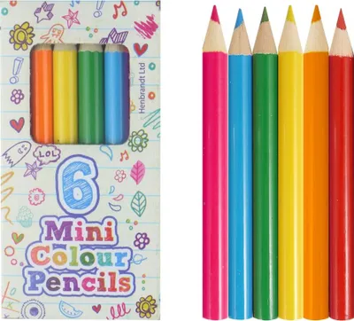 Produktbild von Kleine Buntstifte 6-teilig