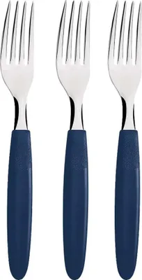 Immagine prodotto di Tramontina Set di forchette Ipannema in acciaio inox lucidato 19,1 cm 3 unità blu blu taglia unica
