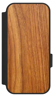 Produktbild von NIVOCASE Klapphülle für Google Pixel 10 Pro  Handyhülle aus Kunst Leder NIVOflip schwarz Holz Holzoptik Lärche