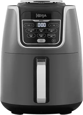Produktbild von NINJA Heißluftfritteuse MAX 5in1 Airfryer Heissluftfritteuse XXL 5,2L Fritteuse 60 min Timer, 1750,00 W, Friteuse Heißluftfritteuse Fettfrei Heißluft