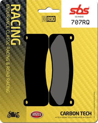 Produktbild von Bremsbelag SBS 707RQ (Satz pro Scheibe) Road Racing Carbon Tech