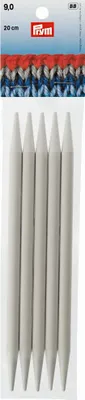 Produktbild von Prym Nadelspiel Strumpfstricknadeln aus Kunststoff Länge 20 cm Stärke 9,0 mm  