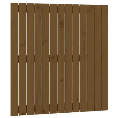 Produktbild von vidaXL Wand-Kopfteil Honigbraun 82,5x3x90 cm Massivholz Kiefer