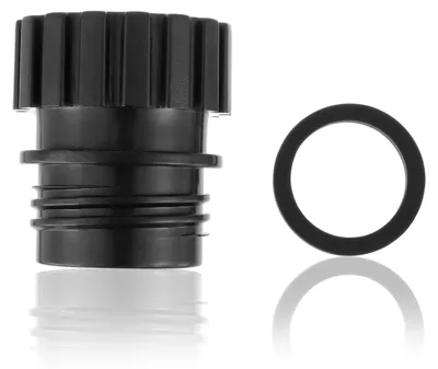 Adapter für Sodastream Kristallglasflaschen 0,7 l, schwarz