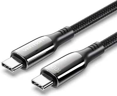 Zdjęcie produktu dla Vention CTKBH, 2 m, USB C, USB C, USB 2.0, 0,48 Gbit/s, Czarny