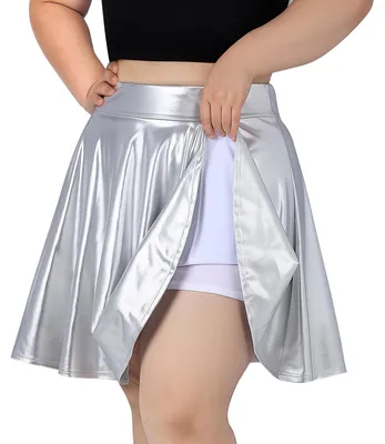 Produktbild von Elegante, hoch taillierte A-Linien-Rock für Damen