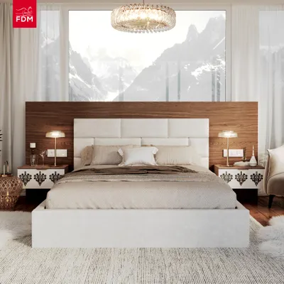 Produktbild von FDM Bett ALA Trinity 120x200 cm Polsterbett mit Lattenrost aus Metall Bettkasten Stauraumbett Samt weiß