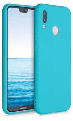 Produktbild von kwmobile Handyhülle für Huawei P20 Lite Hülle - TPU Case - Kabelloses Laden - Schutzhülle Cover in Cool Glacier
