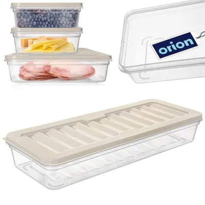 Immagine prodotto di Orion Contenitore per alimenti con coperchio Contenitore per alimenti Contenitore per cucina 1 litro