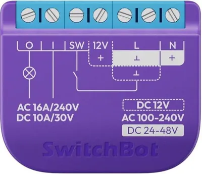 Immagine prodotto di SwitchBot Interruttore a relè 1, Schaltaktor, WLAN, Matter, Bluetooth