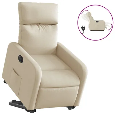 Zdjęcie produktu dla VidaXL 3206725, Tkanina, Kremowy, Pianka, 110 kg, 50 cm, 55,5 cm
