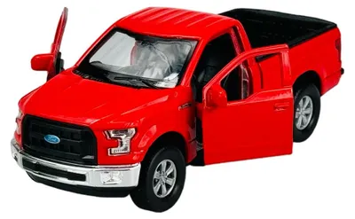 Obrázok produktu pre Welly, model vozidla Ford F-150 Regular Cab, rok výroby 2015, mierka 1:34, kovový model, , v originálnom obale, kód produktu 43701