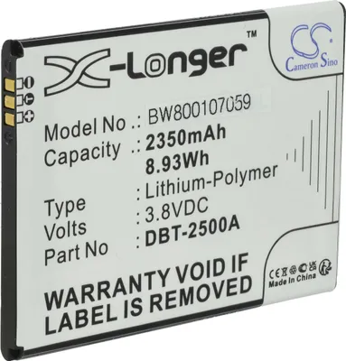 Produktbild von vhbw Akku kompatibel mit Doro DSB-0170, 8035 Handy Smartphone Senioren Telefon (2350 mAh, 3,8 V, Li-Polymer)