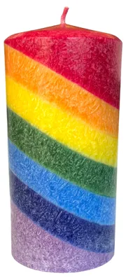 Obrázok produktu pre Kerze \Rainbow\""