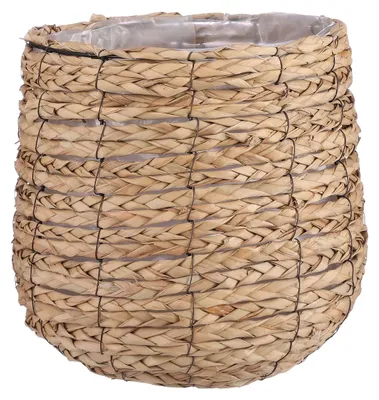 Produktbild von Mica Decorations Avalon Pflanzenkorb - H31 x Ø30 cm - Seegras - Hellbraun
