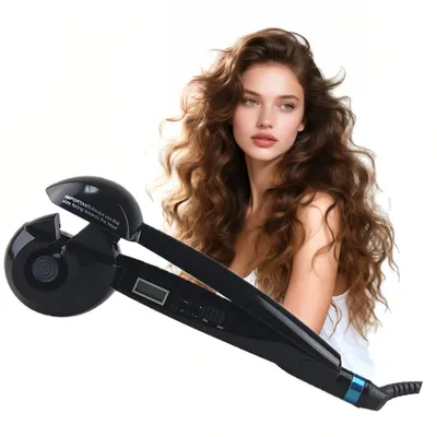 Produktbild von Lockenstäbe, automatischer Wellen-Lockenstab, Keramik-Beschichtung, LCD-Display, einstellbare Temperatur, einstellbarer Lockengrad, 30 ∗ 10 cm