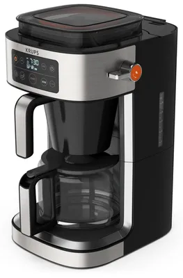 Produktbild von Krups Aroma Partner KM760D, Filterkaffeemaschine, Gemahlener Kaffee, Schwarz, Silber