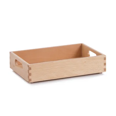 Produktbild von Zeller Allzweckkiste, Buche lackiert 30x20x7