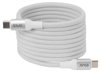 Immagine prodotto di CLUB 3D Club 3D Club3D Lifestyle USB-C magnetinis kabelis 240W 2m baltas St/St