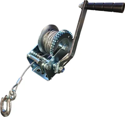 Produktbild von Seilwinde verzinkt 800 LBS 363 Kg mit Kurbel 200mm Jagd Boot Autotrailer