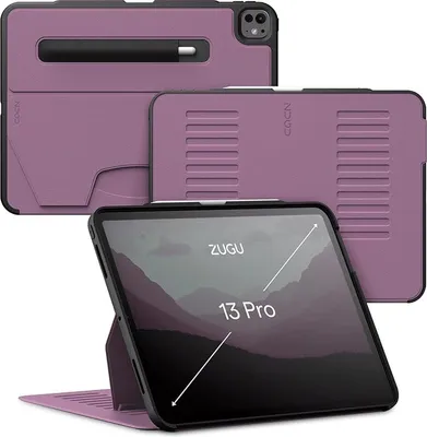 Produktbild von Zugu Case Hülle iPad Pro 13" (M4-M5) – Verstellbarer magnetischer Ständer – Sichere magnetische Halterung – Kompatibilität mit drahtlosem Laden des Apple Pencils